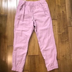 J. Crew purple joggers